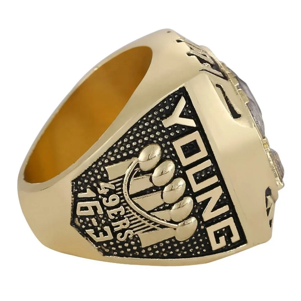 San Francisco 49ers Championship Ring‎ Fan Edition Super Bowl 94 - 95 Gold